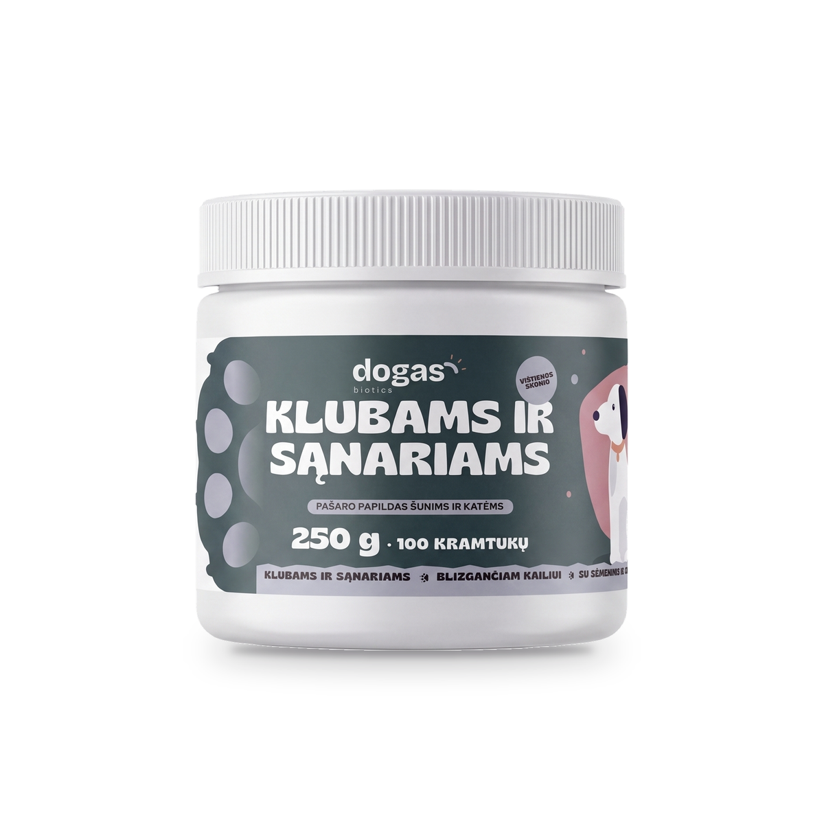 Klubams ir sąnariams – stiklainis